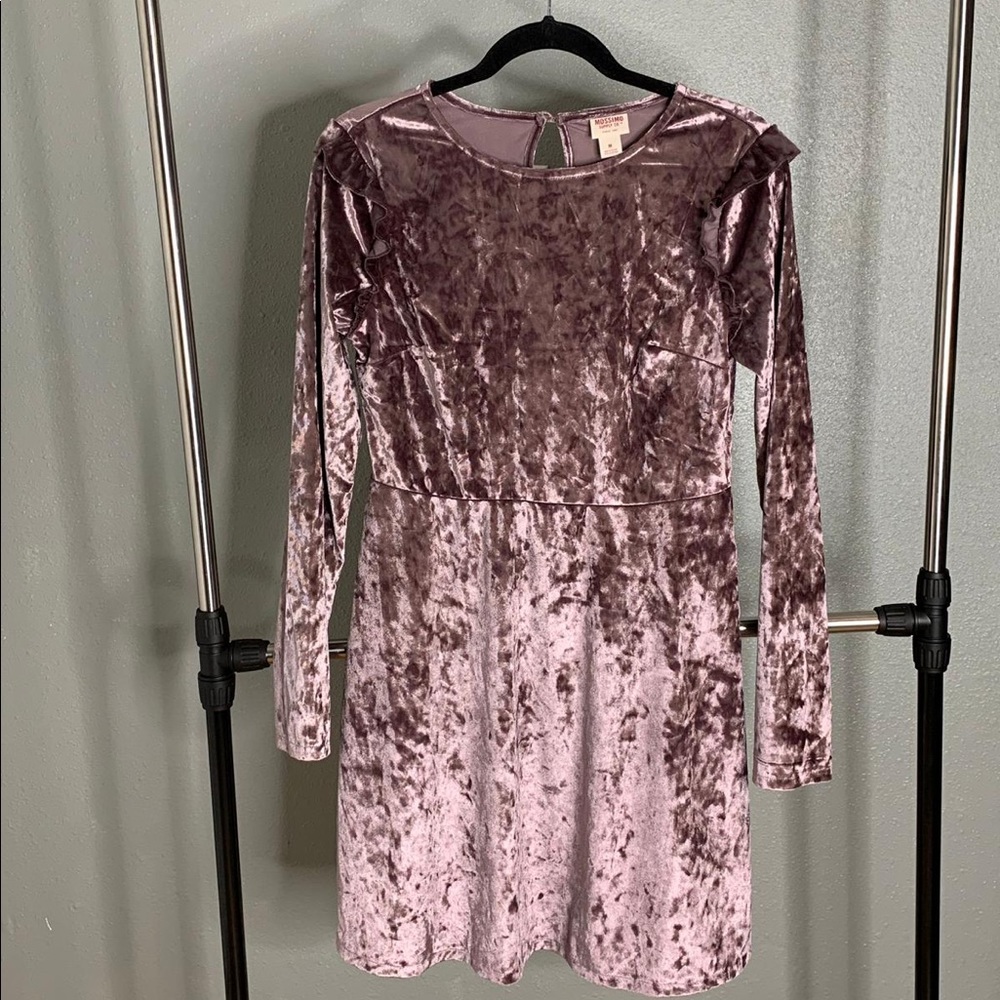 MOSSIMO velvet dress
